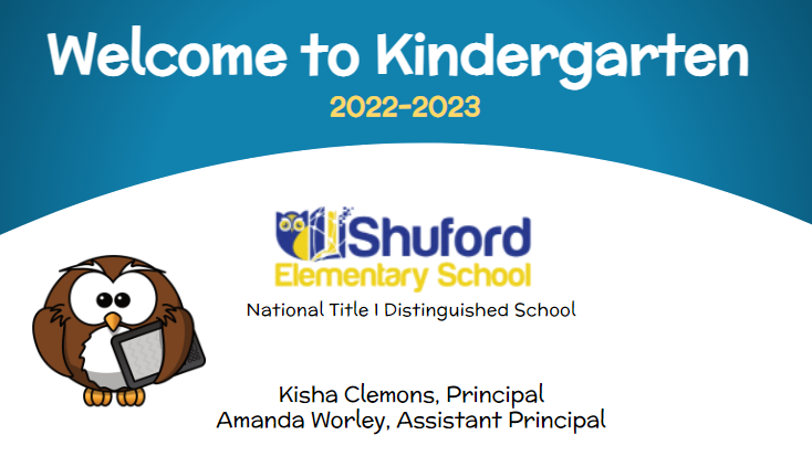 Welcome to Kindergarten Slide