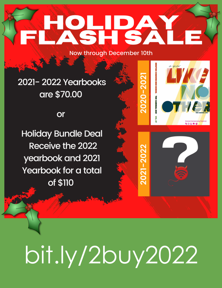 Yearbook holiday sale