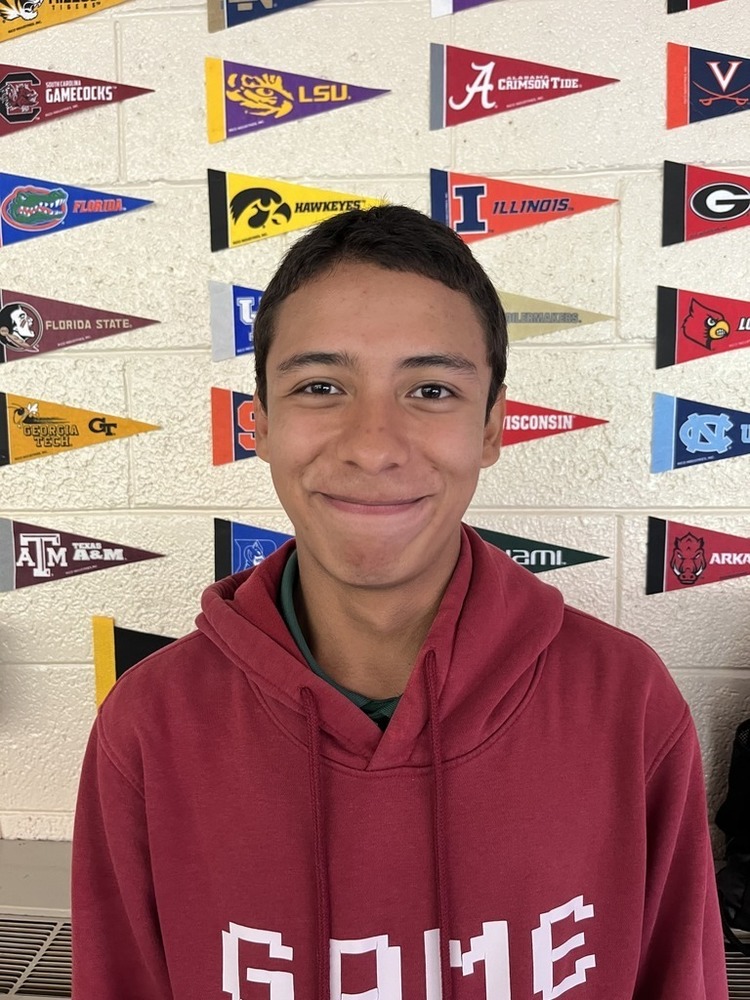 Wilber Valente - DHS student who was recognized in the College Board National Recognition Program
