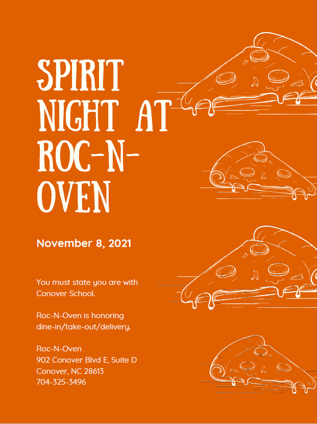 RNO Spirit Night Flyer