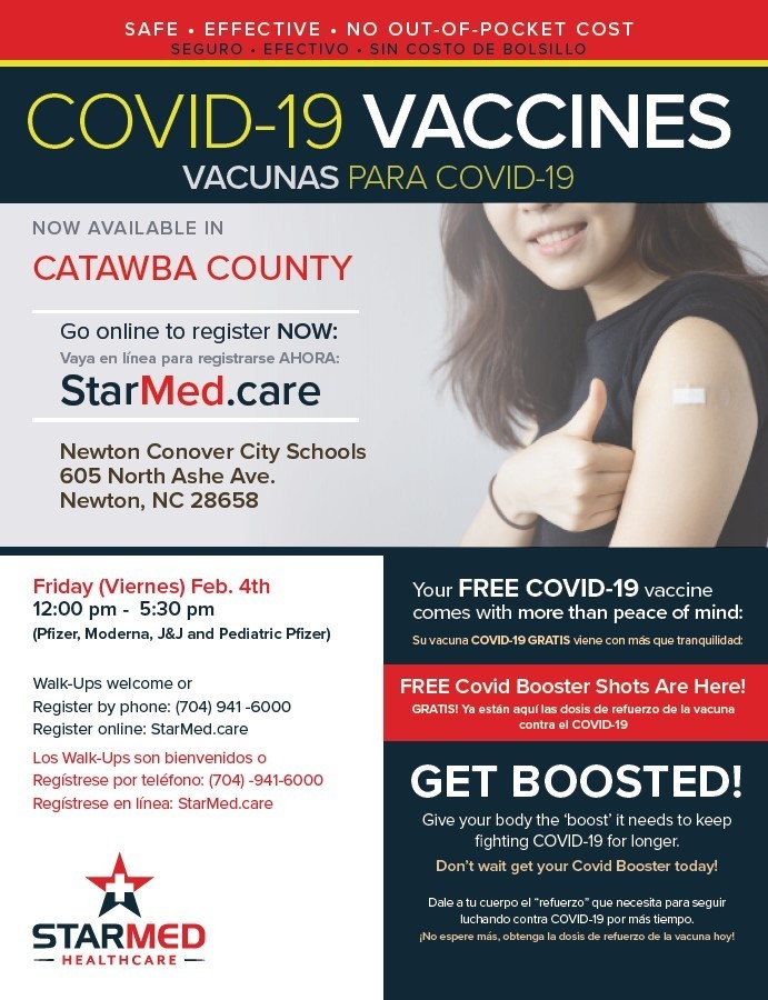COVID 19 Vaccine Clinic 2-4-22