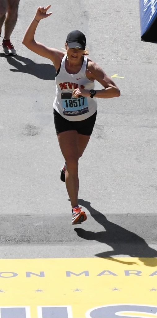 Finishing Boston Marathon Beth Penley
