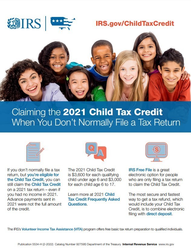 IRS CHILD TAX CREDIT