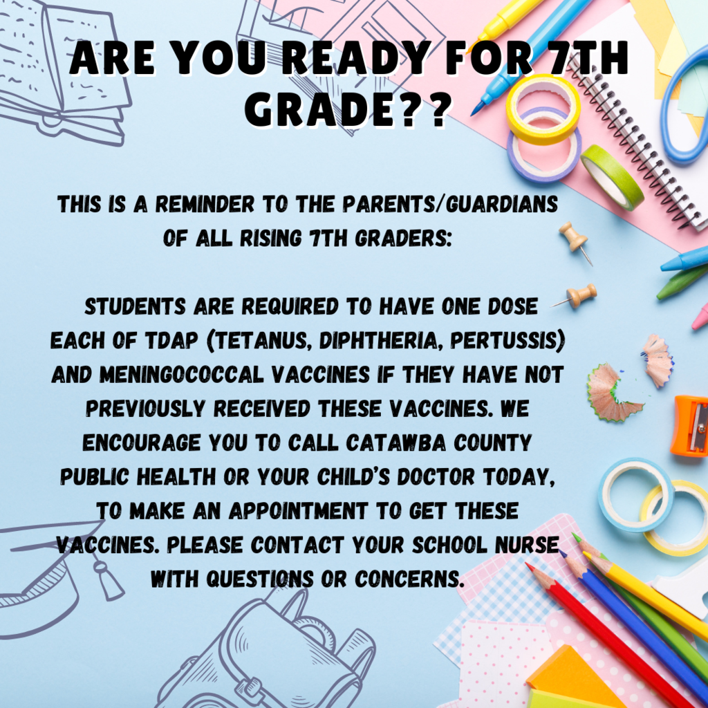 Attention Rising 7th Grade
