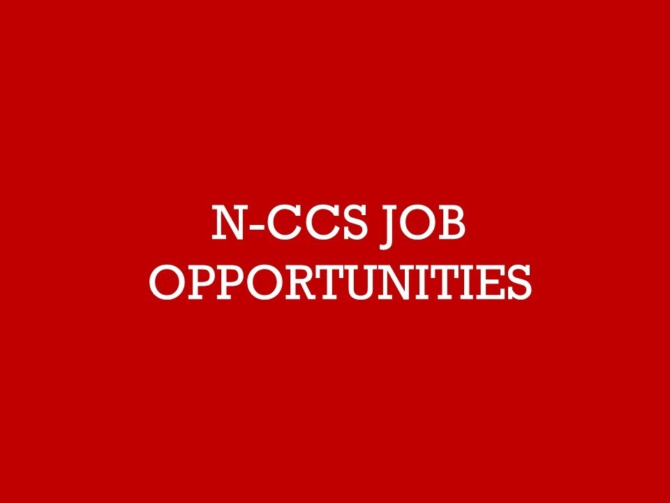 N-CCS Job Opportunities
